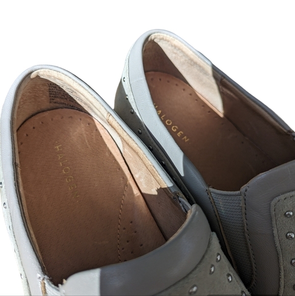 Women's Halogen Light Gray Slip-On Sneakers Size 8M - Picture 5 of 6